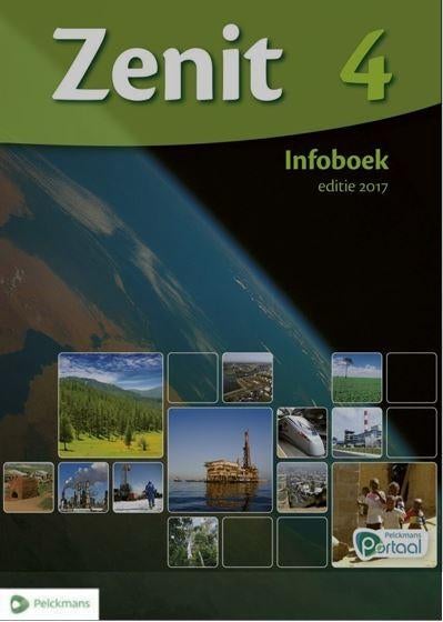 Infoboek Zenit 4 (editie 2017) Aardrijkskunde - Pelckmans, Boeken, Schoolboeken, ASO, Ophalen of Verzenden, Pelckmans, Aardrijkskunde