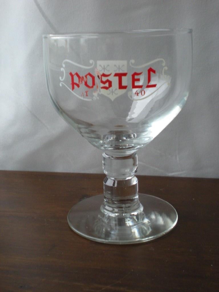 POSTEL (Trappist-formaat), Ophalen of Verzenden, Zo goed als nieuw, Glas of Glazen