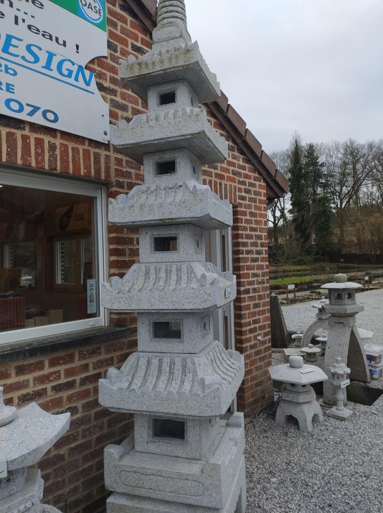 Lanterne granit 340cm, Enlèvement ou Envoi, Neuf, Granit, Ornement d'eau