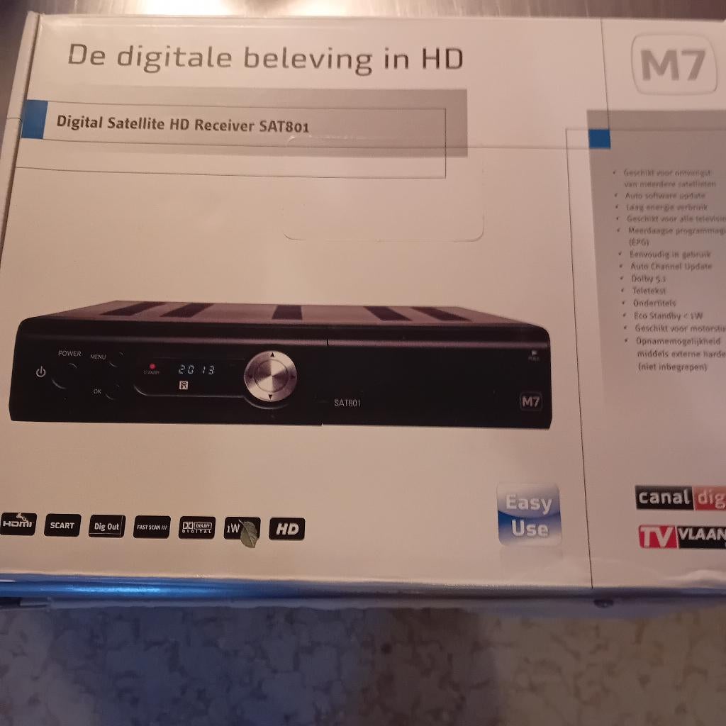 sateliet ontvanger, Enlèvement ou Envoi, Utilisé, Récepteur