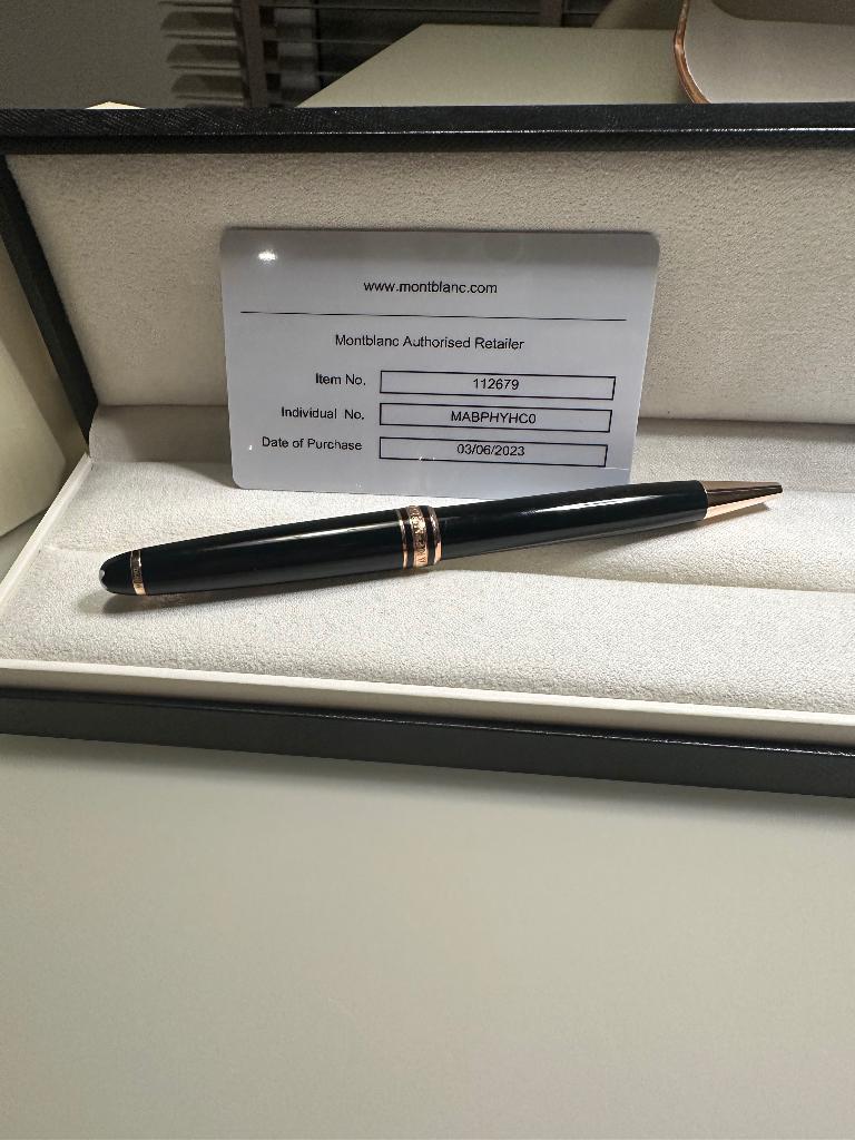 Montblanc classic balpen rose gold, Ophalen, Balpen, Nieuw, Met reclame