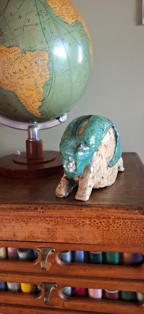 Buffle/taureau/taureau en céramique brutaliste, Enlèvement ou Envoi