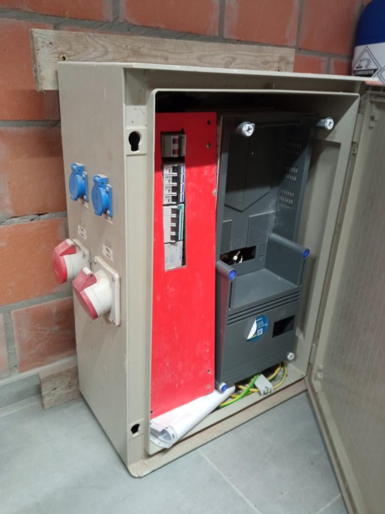 Armoire électrique de jardin, Enlèvement