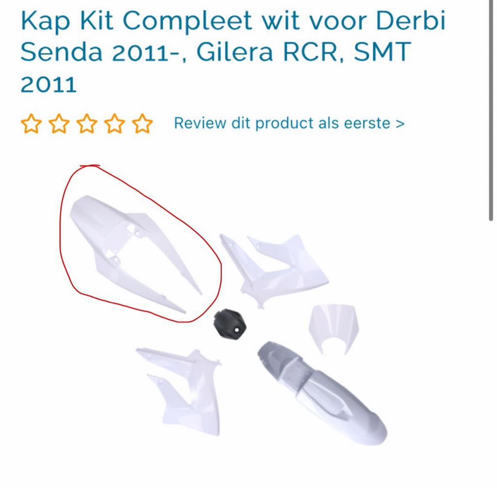 Derbi senda kappenset, Ophalen, Zo goed als nieuw, Kap