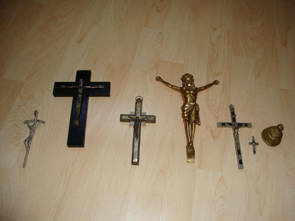 Collection de crucifix antiques / objets religieux, Antiquités & Art, Enlèvement ou Envoi