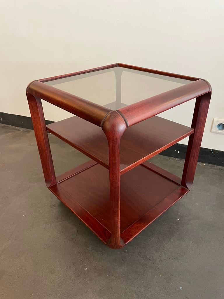 Table d’appoint 70’s acajou massif, Enlèvement