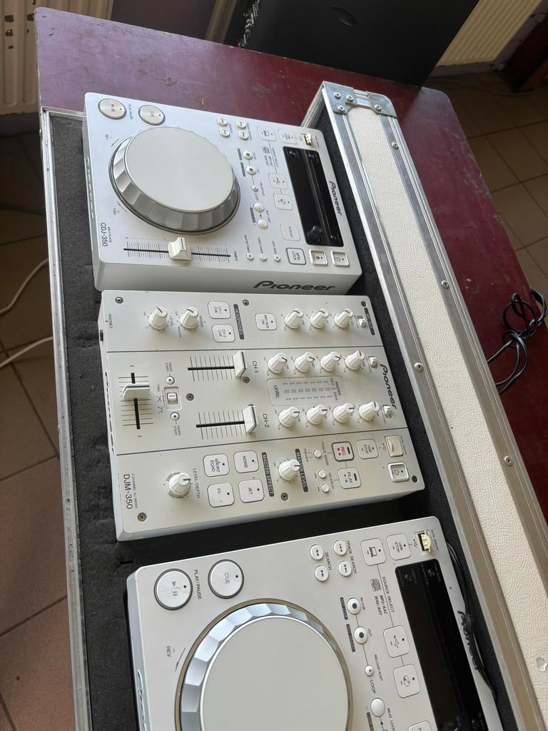 Pack DJ Pioneer WHITE EDITION – 2 CDJ-350 + DJM-350+FLY CASE, Musique & Instruments, DJ sets & Platines, Comme neuf, Pioneer, Enlèvement