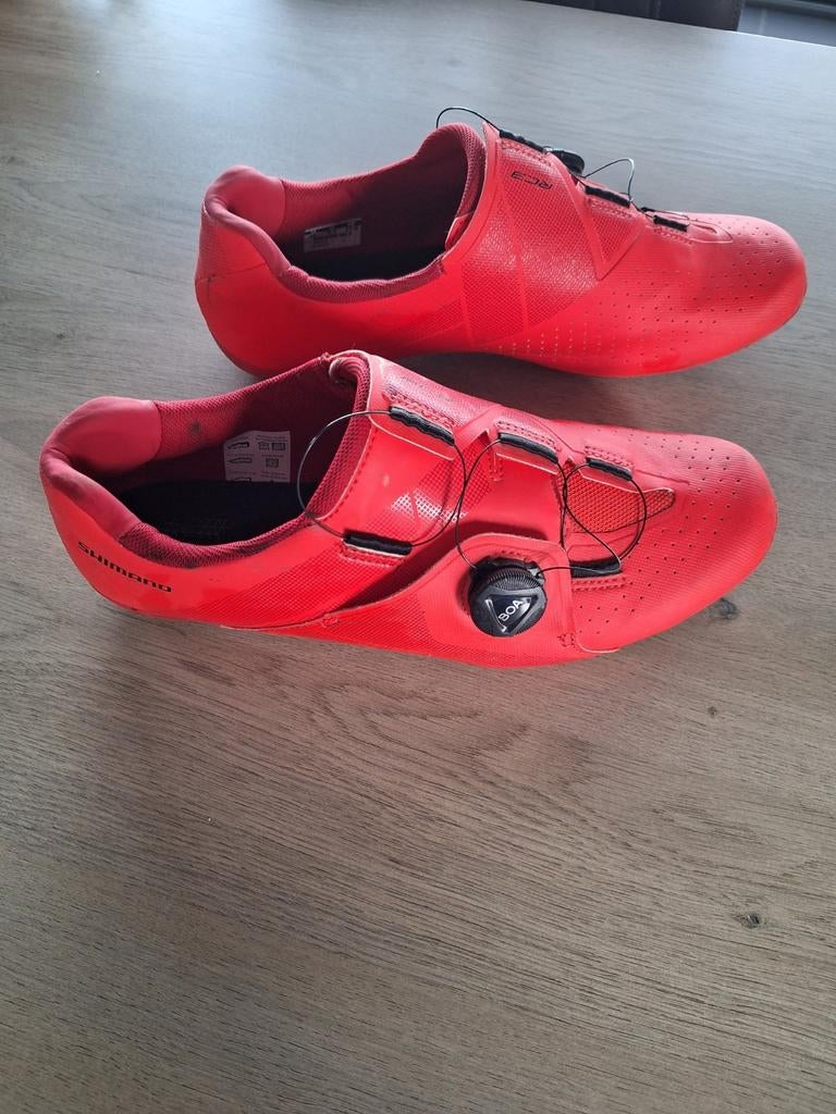 Rode koersschoen shimano RC3 maat 44, Fietsen en Brommers, Fietsaccessoires | Fietskleding, Ophalen of Verzenden, Gebruikt, Schoenen