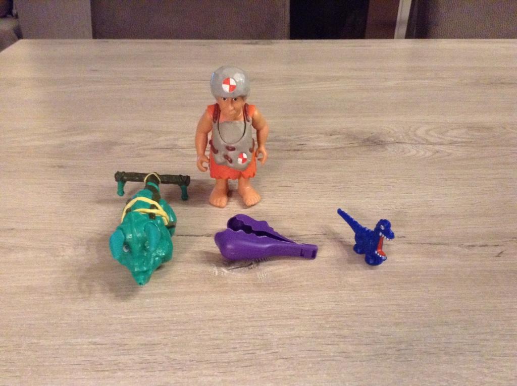 De Flinstones Barney werkcharacter (13 cm), Ophalen of Verzenden, Overige figuren, Zo goed als nieuw, Beeldje of Figuurtje