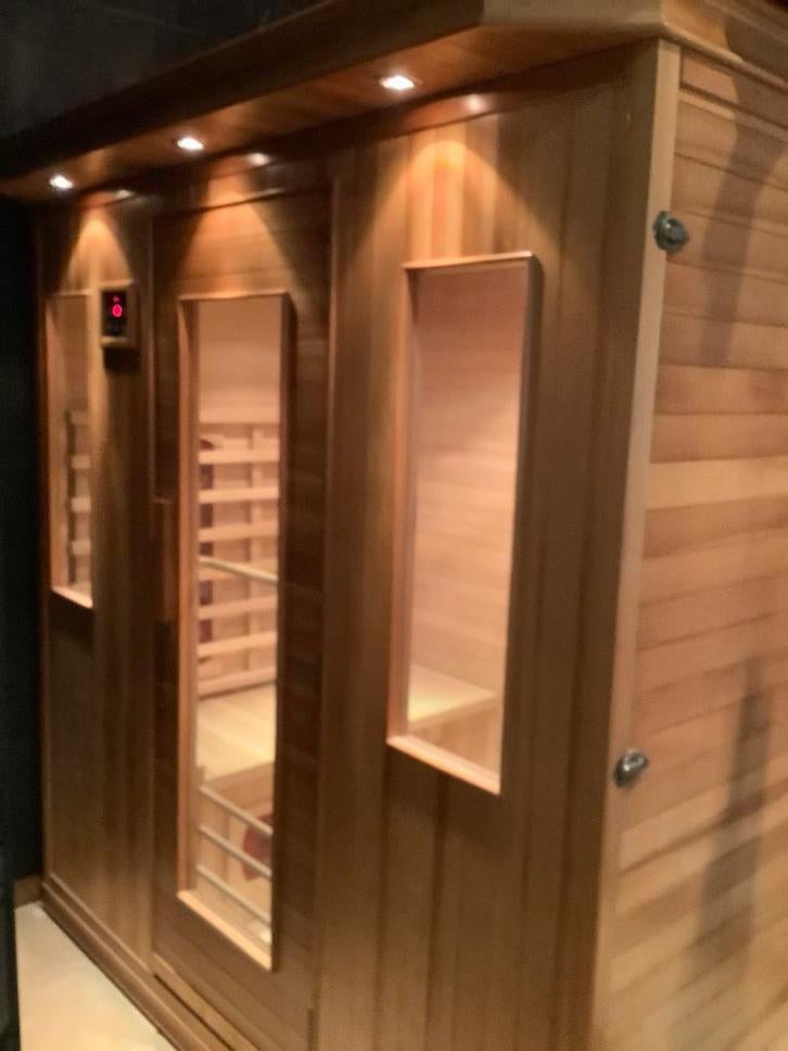4-persoons infrarood sauna, Sport en Fitness, Ophalen, Zo goed als nieuw, Infrarood