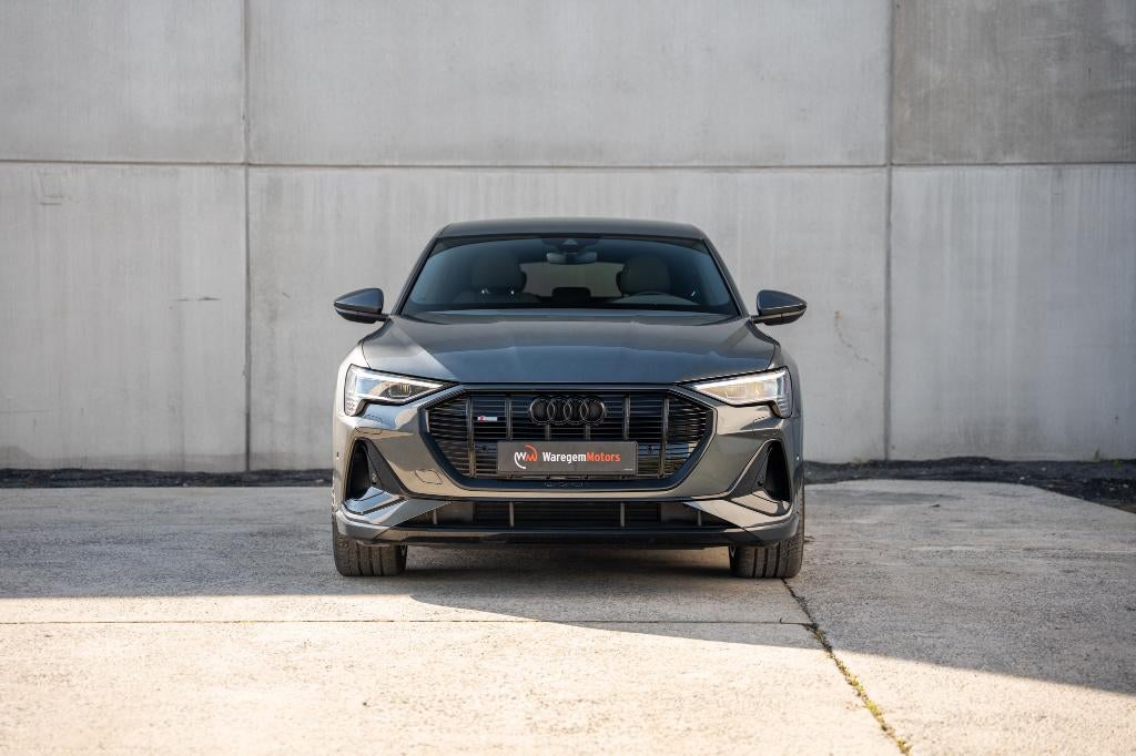 Audi 55 e-Tron | Black Pack | Daytonagrey | 95 kWh, Auto's, Audi, Automaat, Euro 6, Leder, 5 zetels