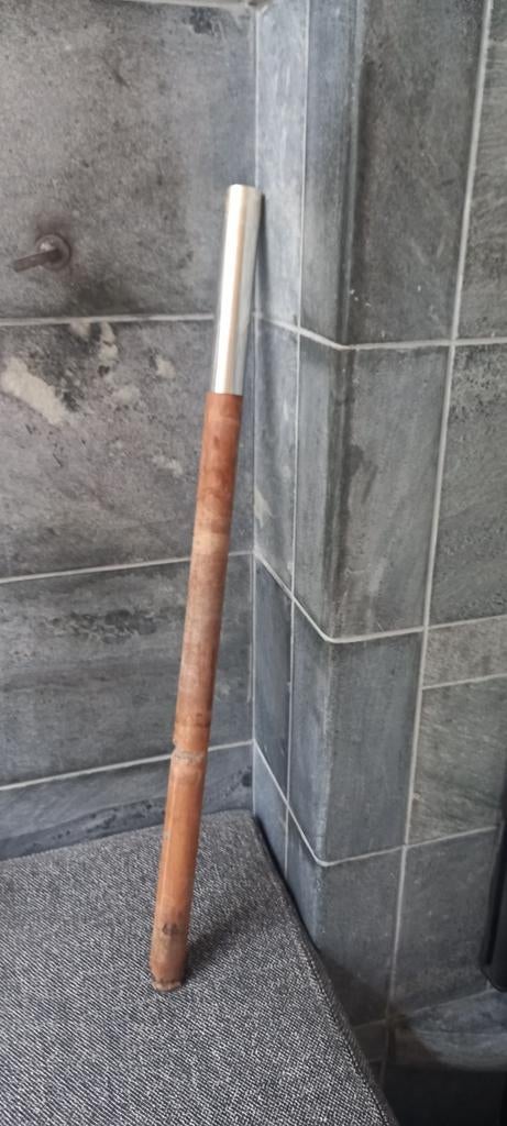 Houten parasolstok 3,5cm diameter GEZOCHT, Tuin en Terras, Parasols, Zo goed als nieuw, Stokparasol, Ophalen