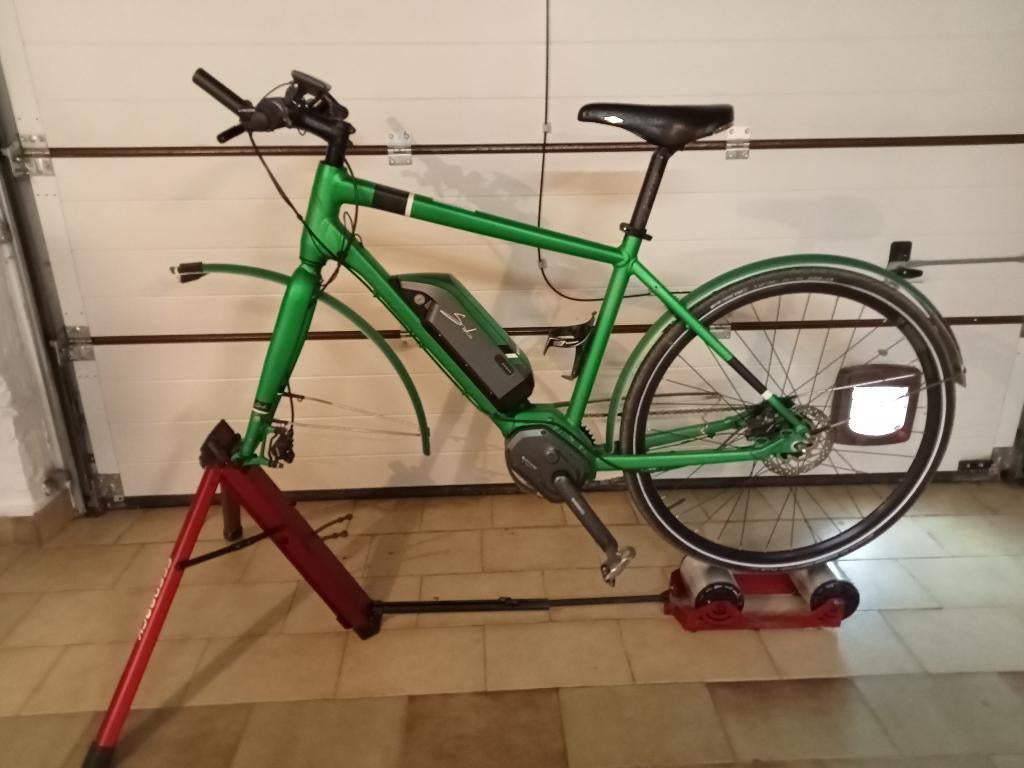 Vélo électrique SCOTT de couleur verte.500 euros  définitif!, Vélos & Vélomoteurs, Enlèvement, Comme neuf, Scott