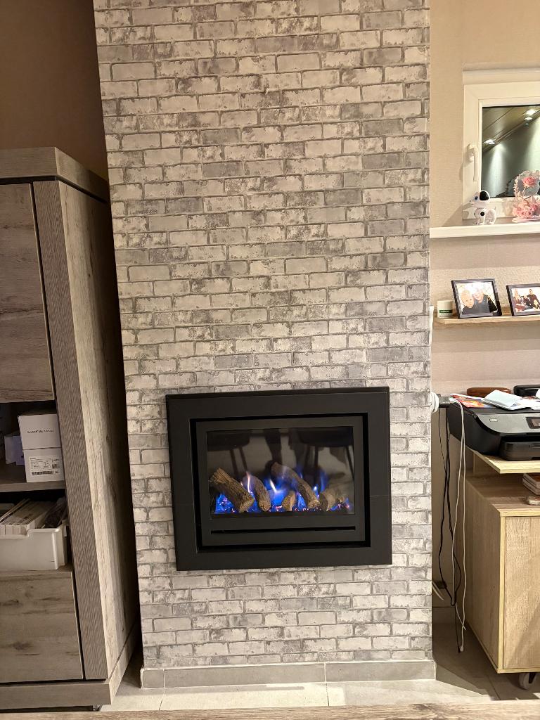 Inbouwhaard op gas, Ophalen, Zo goed als nieuw, Inbouwhaard, Gashaard