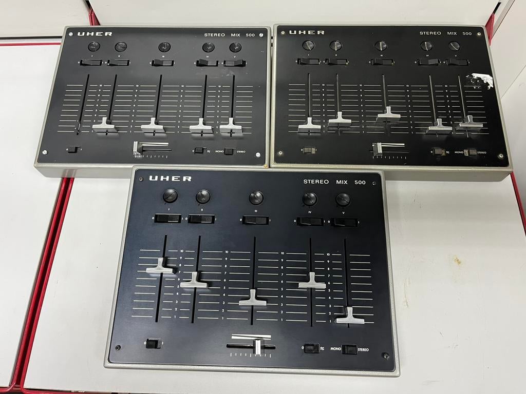 UHER Stereo Mix 500 – 3 x Table de mixage analogique vintage, Musique & Instruments, Enlèvement ou Envoi, Comme neuf