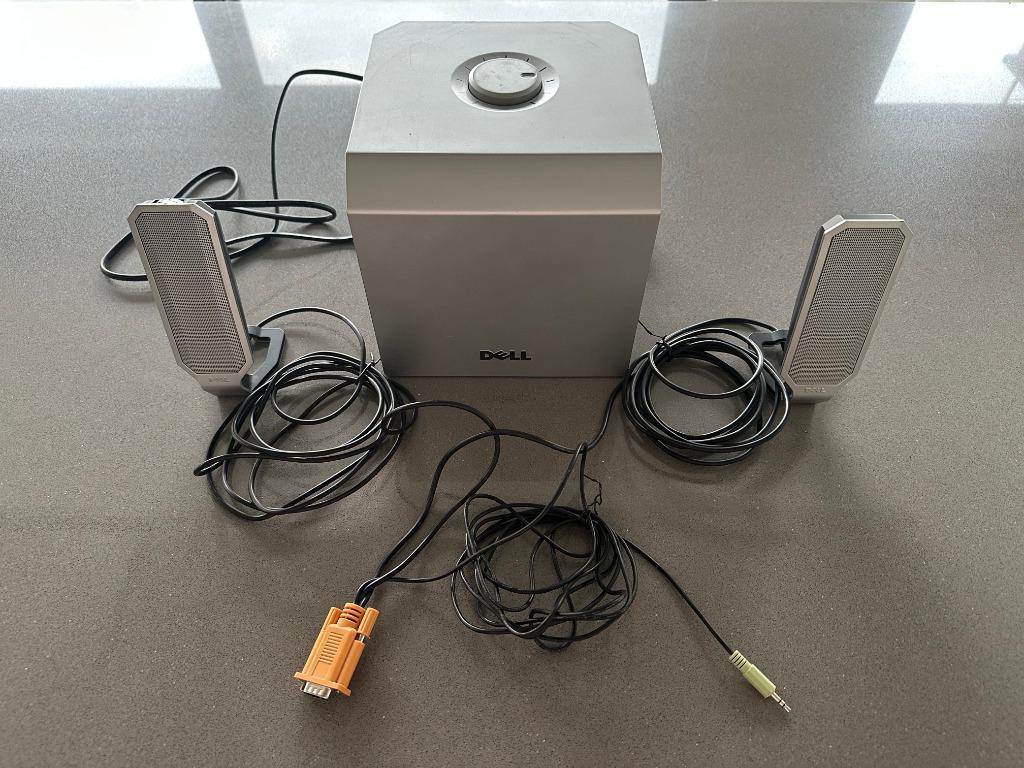 Harman/Kardon HK-595 luidsprekers & woofer voor PC, Audio, Tv en Foto, Luidsprekerboxen, Ophalen, Gebruikt