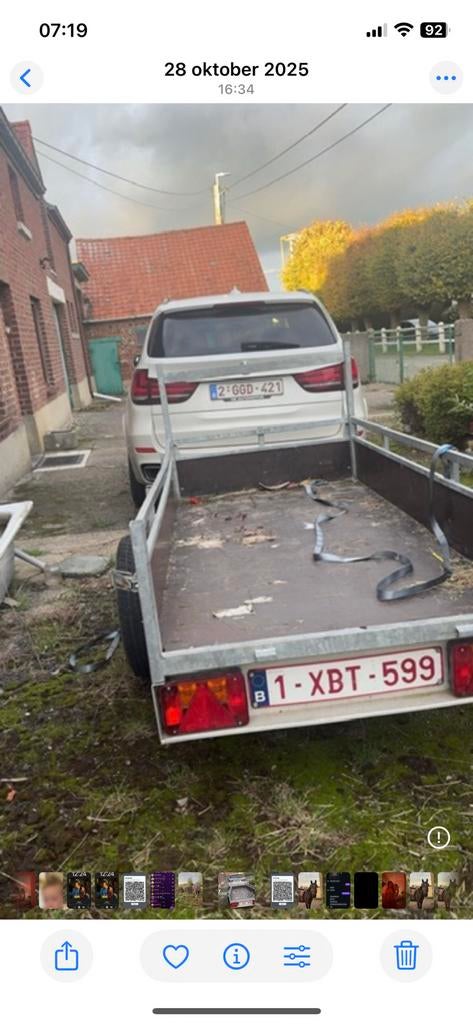 Aanhangwagen te koop, Ophalen, Gebruikt