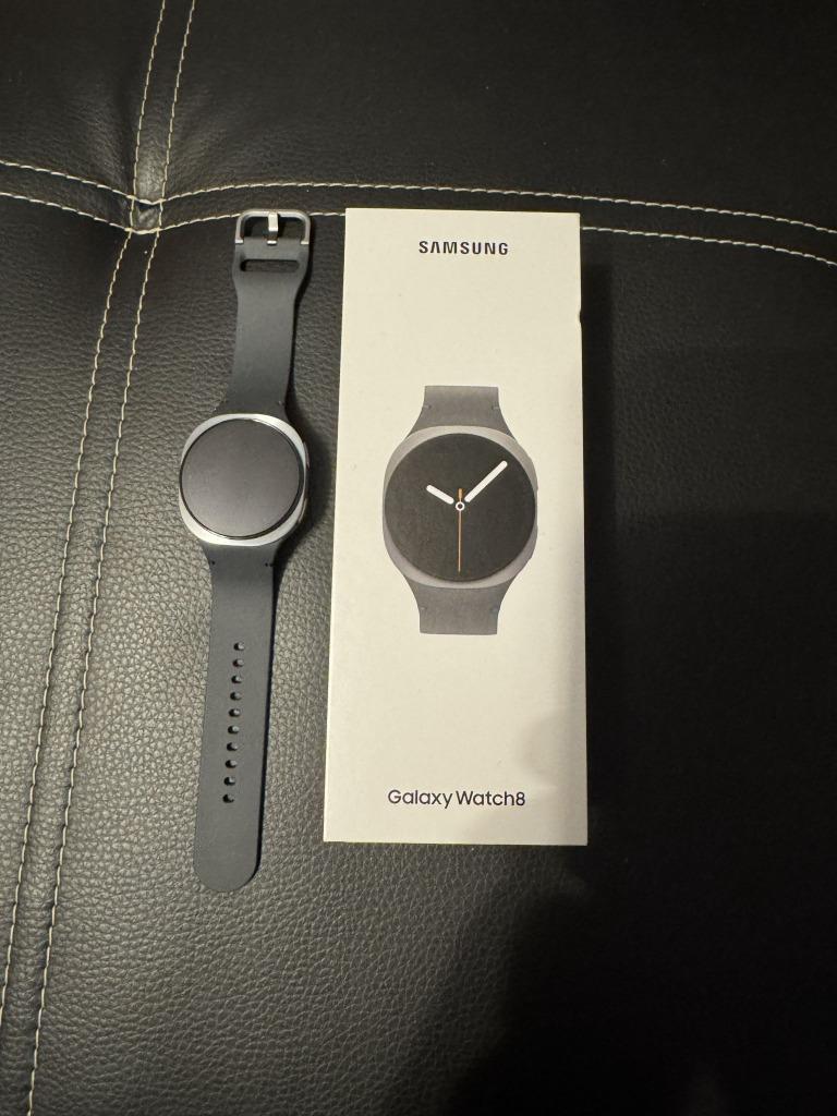 Galaxy Watch 8 Graphite, Handtassen en Accessoires, Smartwatches, Nieuw, Android, Grijs, Afstand, Calorieverbanding, Conditie