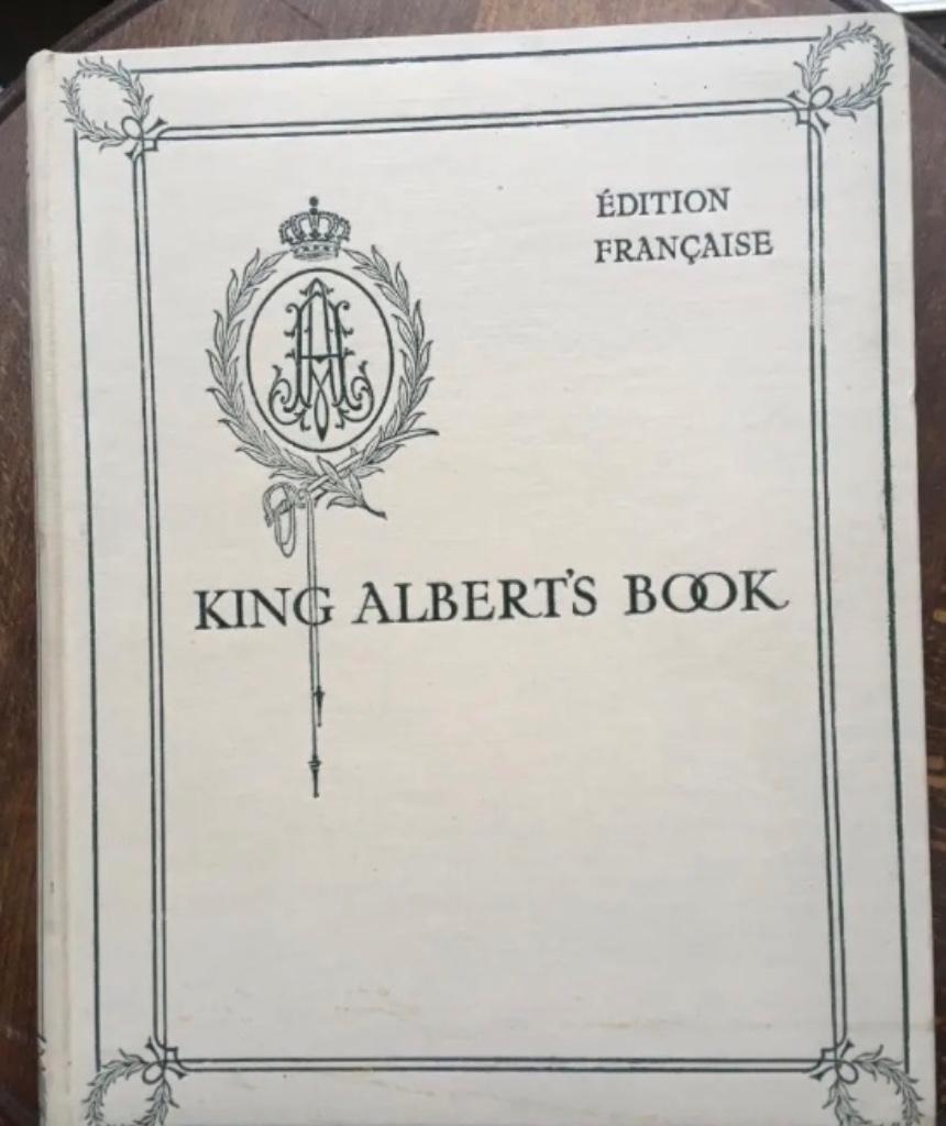 Livre ancien 1914 « Le livre d'Albert » édit. française 1ère, Enlèvement ou Envoi, Daily Telegraph