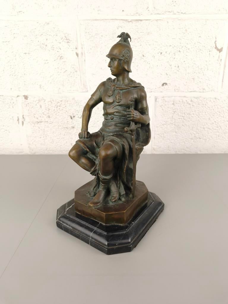 Bronzen beeld Romeinse soldaat, Antiek en Kunst, Ophalen
