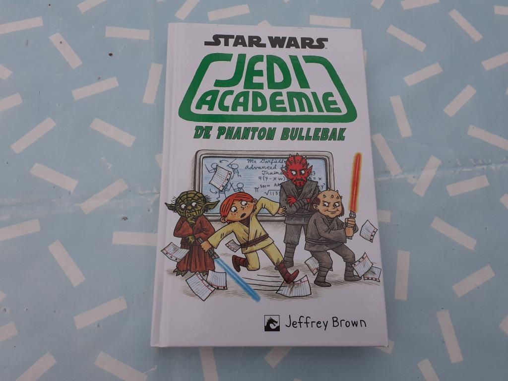 Boek - Star Wars - Jedi Academie - de phantom bullebak, Gelezen, Ophalen of Verzenden, Jeffrey brown, Fictie