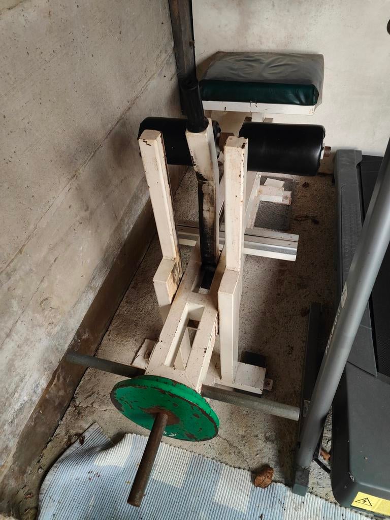 Machine musculation mollet, Sports & Fitness, Enlèvement, Utilisé, Jambes, Banc d'exercice