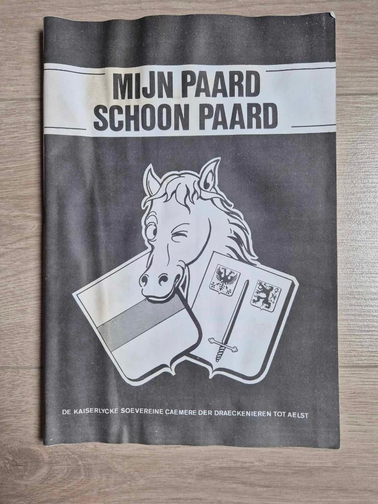 Carnaval Aalst Mijn paard schoon paard 1990 - geel boekje, Ophalen of Verzenden