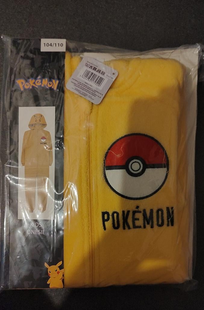 Onesie Pokemon, maat 104/110 (nieuw), Nacht- of Onderkleding, Pokemon, Jongen of Meisje, Nieuw