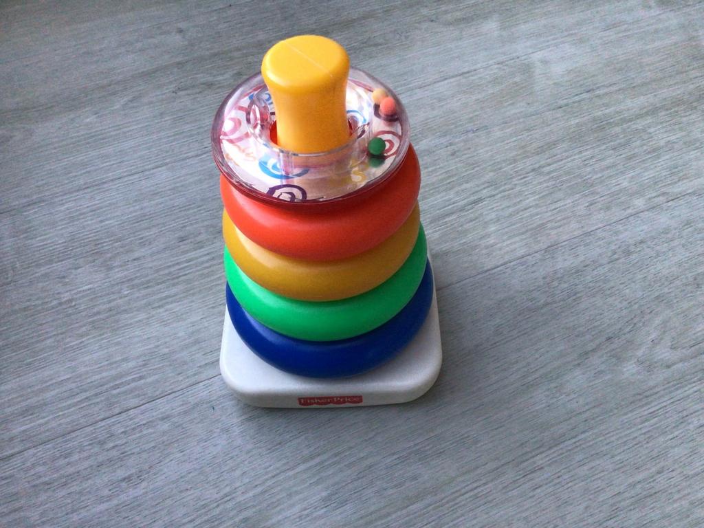 Piramide van de ring van Fisher Price, Ophalen of Verzenden, Zo goed als nieuw