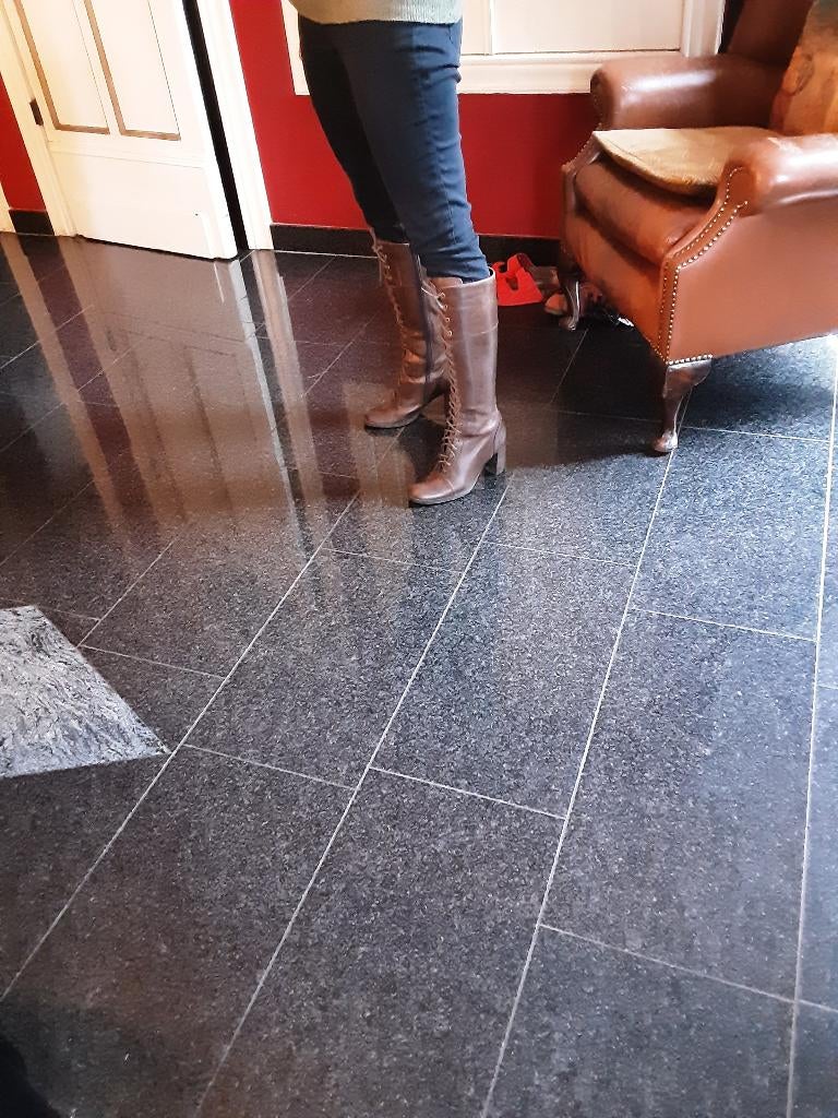 Prachtige lederen laarzen.Bruin.Maat 37.Merk, Torfs, Kleding | Dames, Schoenen, Ophalen, Hoge laarzen, Zo goed als nieuw, Bruin