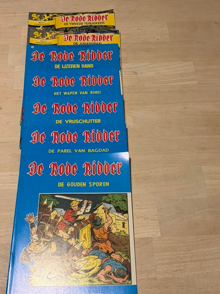 De rode ridder, Ophalen, Zo goed als nieuw