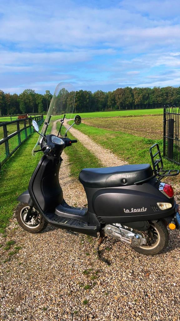 Scooter La Souris (Zwart), Vélos & Vélomoteurs, Scooters | Marques Autre, La Souris, Enlèvement, Utilisé, Classe A (25 km/h)