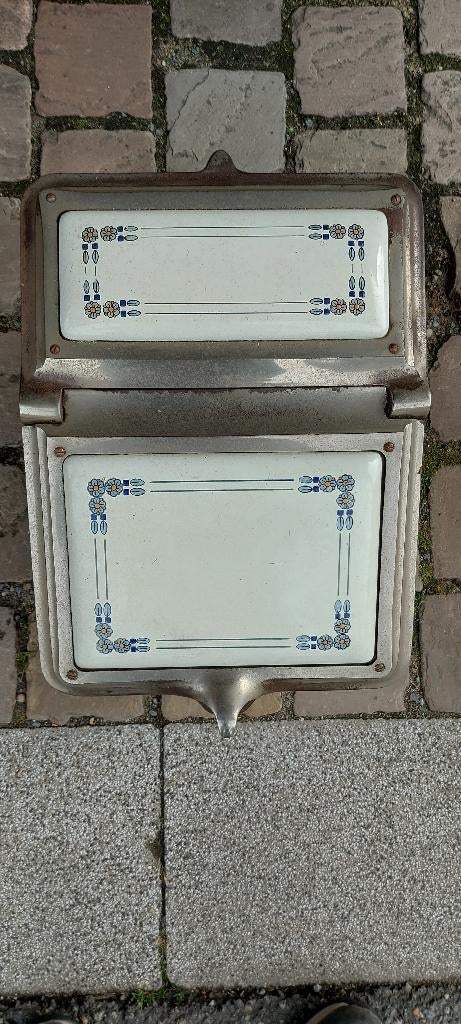 Kolenbak gietijzer-emaille antiek belgische makelij, Antiek en Kunst, Ophalen