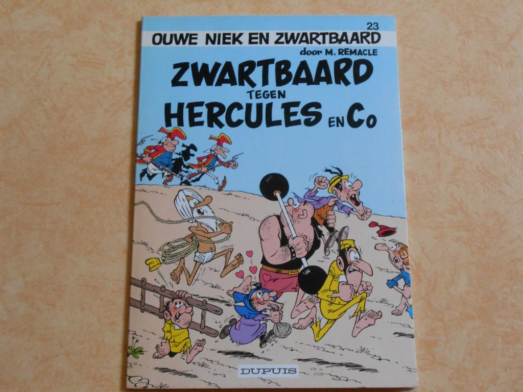 Ouwe Niek en Zwartbaard 23 Zwartbaard tegen Hercules en Co, Boeken, Stripverhalen, Eén stripboek, M. Remacle, Nieuw, Ophalen of Verzenden