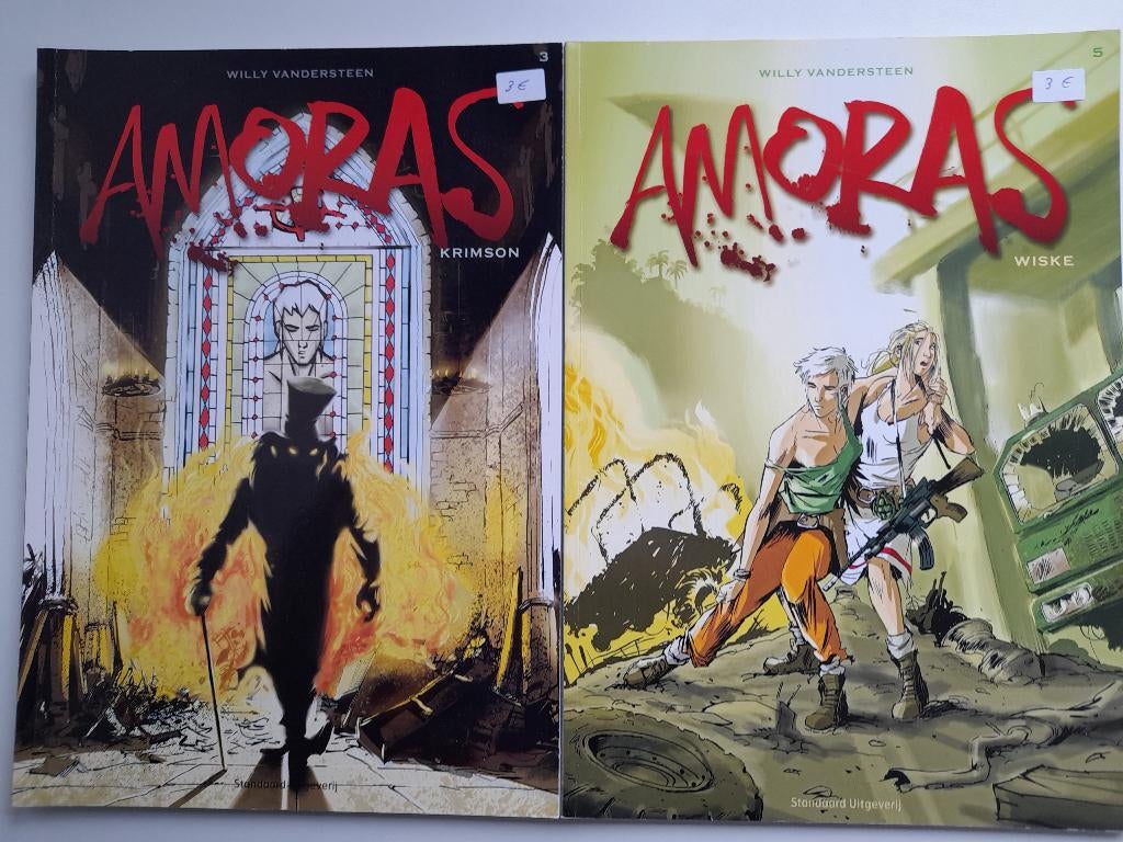 Amoras.  Strips van Suske en Wiske voor volwassenen, Boeken, Ophalen of Verzenden, Zo goed als nieuw