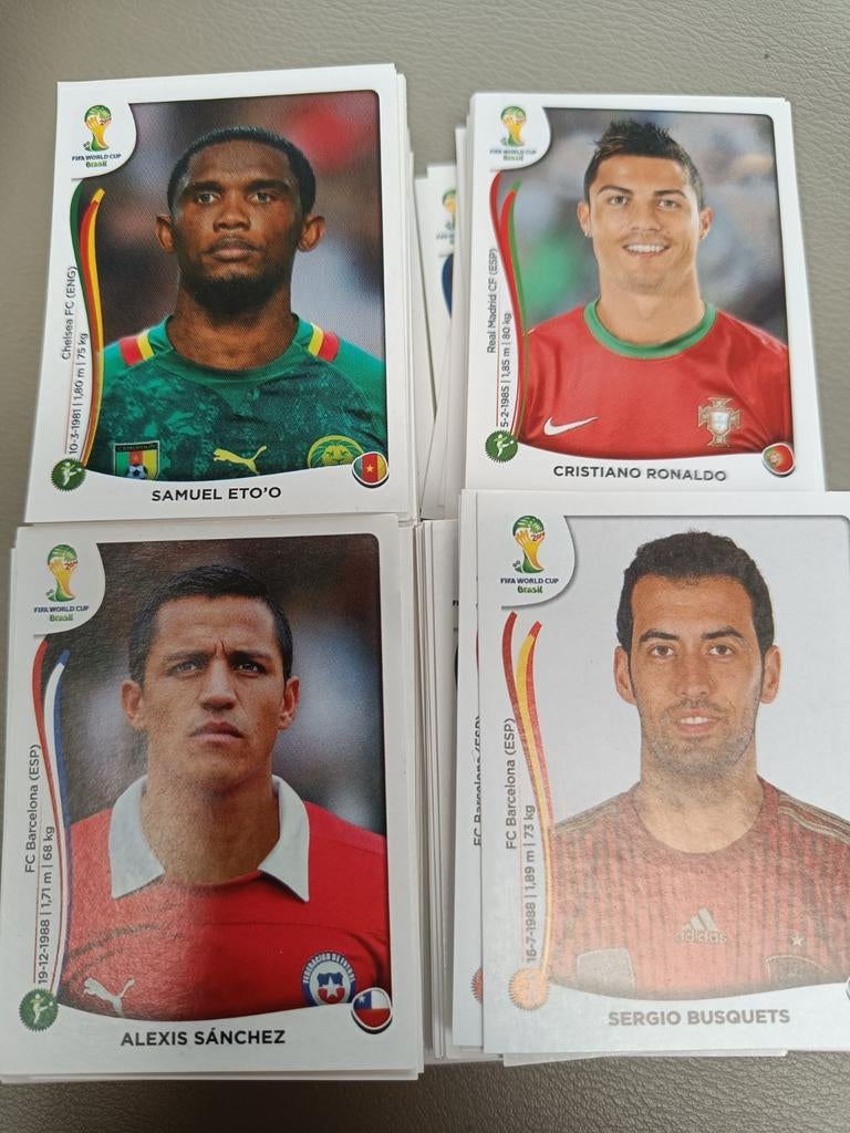 +- 350 stickers panini Coupe du Monde Brésil 2014, Enlèvement ou Envoi, Comme neuf