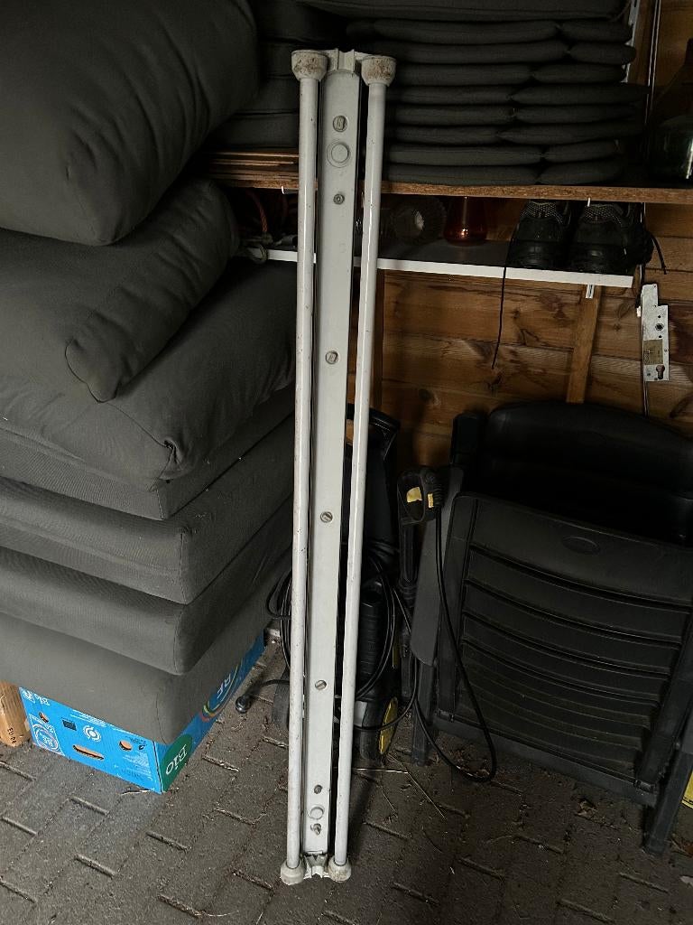 Dubbele TL armatuur + lampen 58W, Ophalen, Gebruikt, 50 tot 200 watt, Armatuur