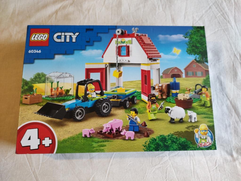 Lego City 60346 – Schuur en boerderijdieren, Ophalen of Verzenden, Nieuw, Complete set, Lego