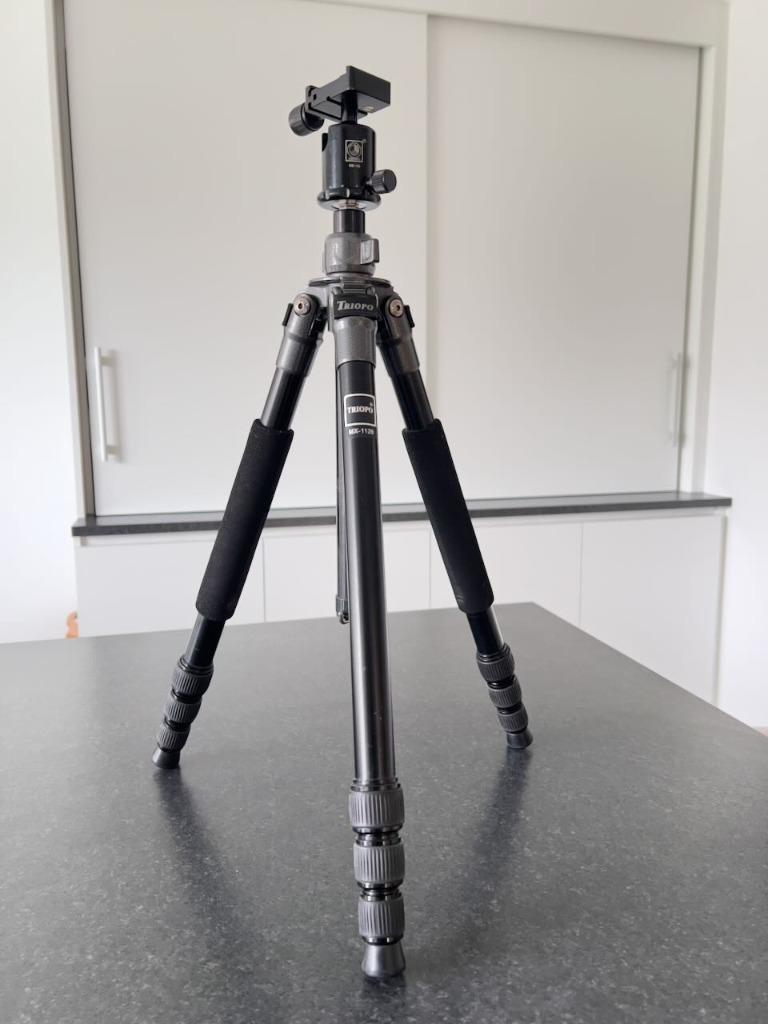 foto statieven, Ophalen, Gebruikt, Driepoot, Met balhoofd