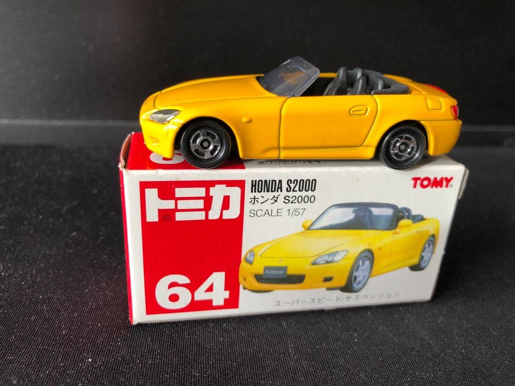 TAKARA TOMY Honda S2000 No 64 geel, Ophalen of Verzenden, Nieuw, Auto