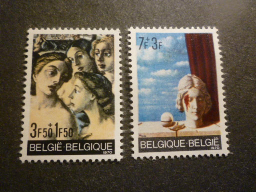België/Belgique 1970 Mi 1618/1619** Postfris/Neuf, Postzegels en Munten, Verzenden, Postfris