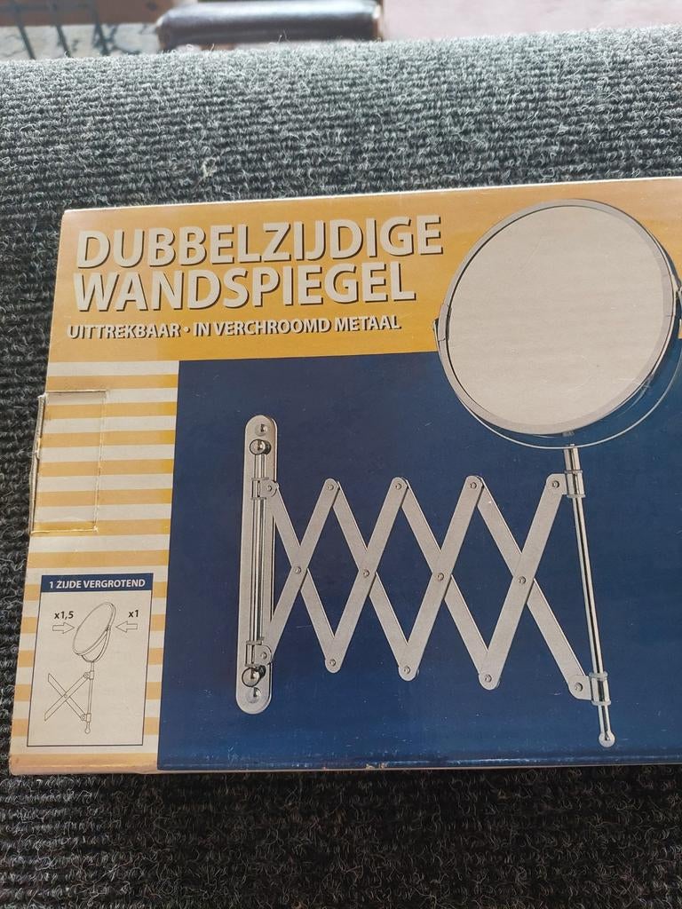Dubbelzijdige wandspiegel., Ophalen of Verzenden, Nieuw
