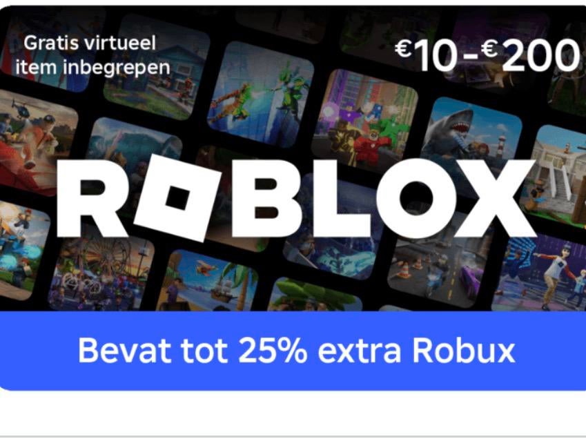 Roblox cadeaubon van 40€, Ophalen, Zo goed als nieuw