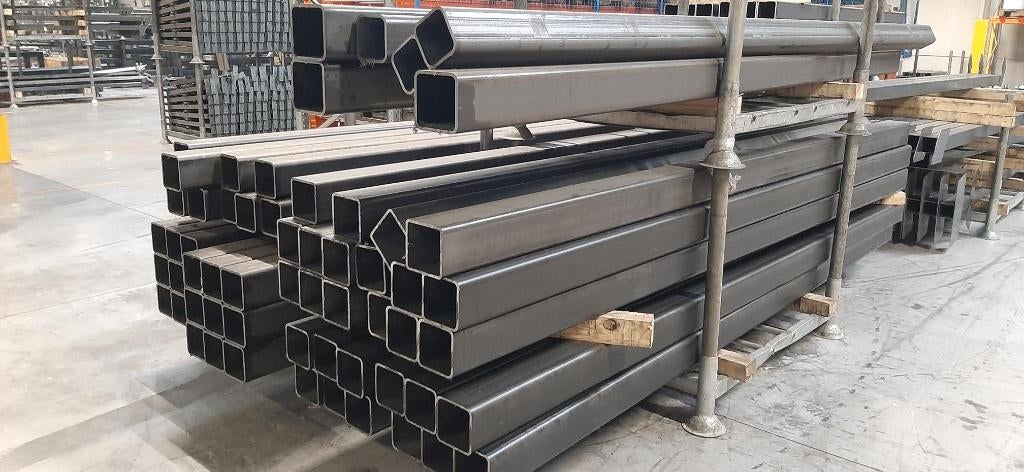 Vierkante buizen van gebeitst staal, Ophalen, Nieuw, Overige metalen