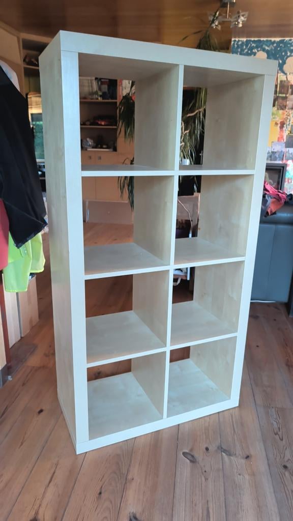 Ikea Kallax 2 x 4, Maison & Meubles, 25 à 50 cm, Avec tablette(s), Enlèvement, Utilisé