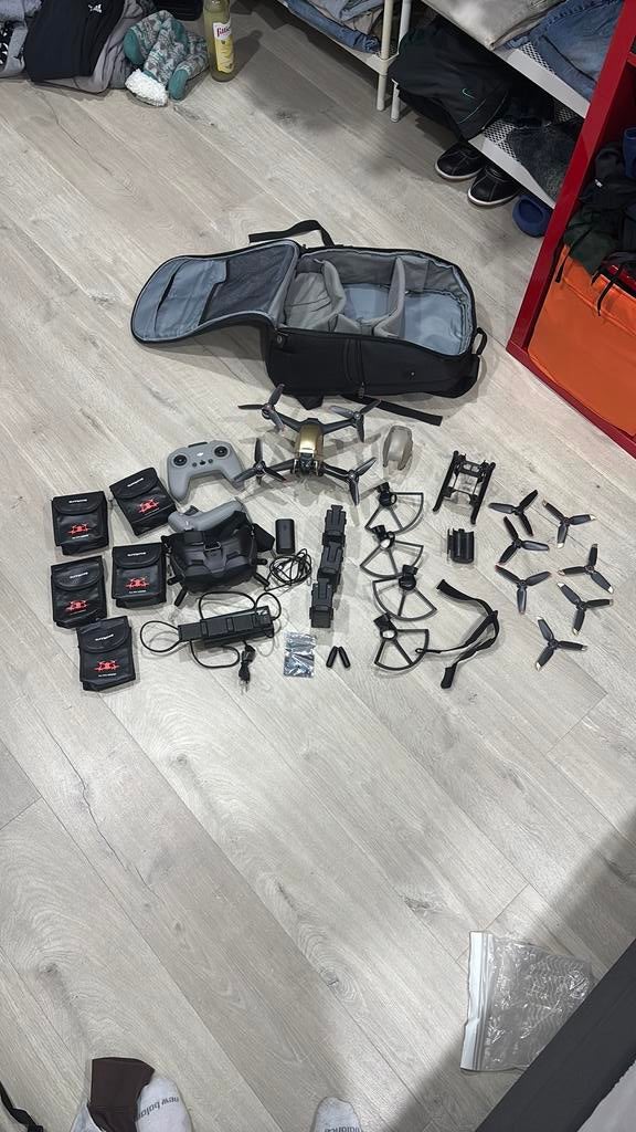Dji fpv drone + fly more combo + alle accesoires!, Audio, Tv en Foto, Drones, Ophalen, DJI