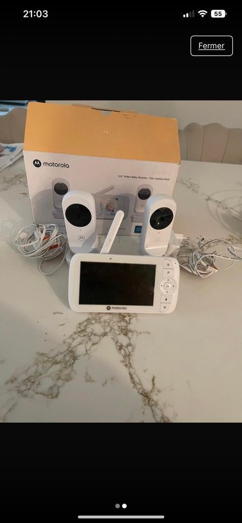 Double camera motorola, Enlèvement ou Envoi, Comme neuf