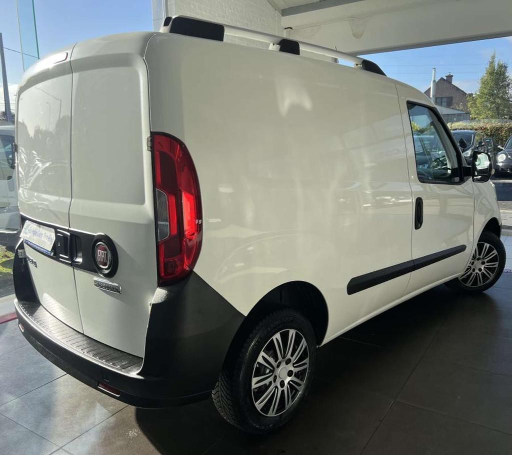 Fiat Doblò 1.3 MJT CLIM 75 CH GAR 12M (bj 2015), Stof, Zwart, Electronic Stability Program (ESP), Wit