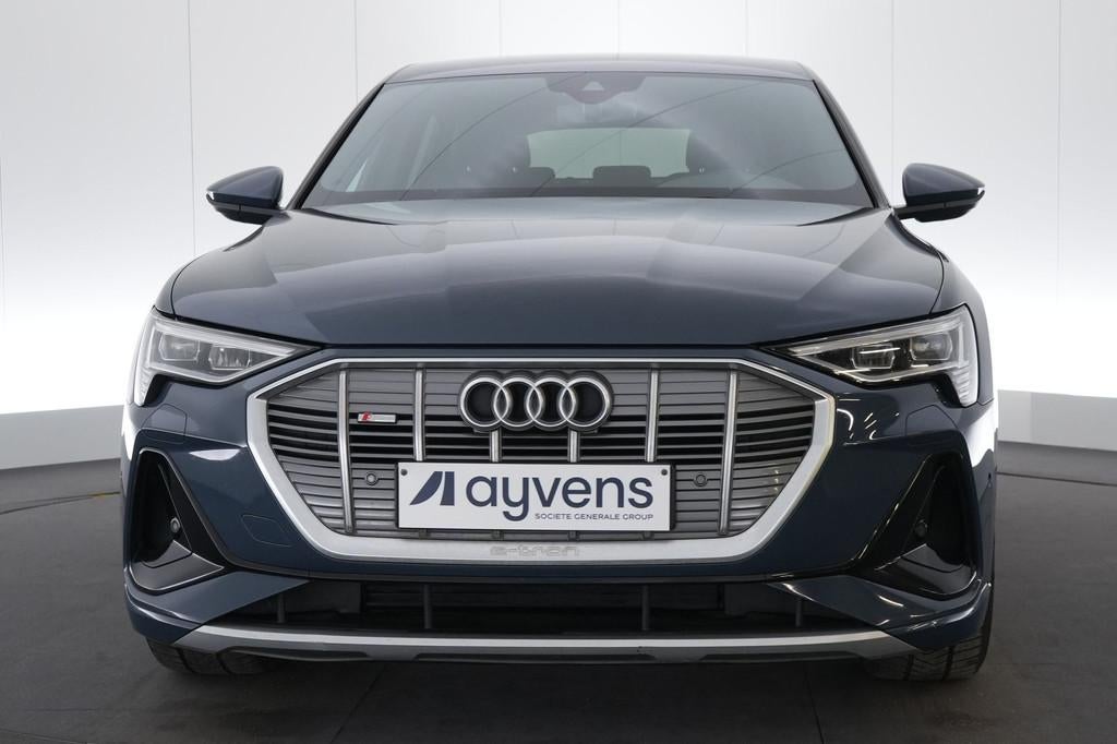 (2BLY893) AUDI E-TRON SPORTBACK, Auto's, Audi, Gebruikt, Blauw, 408 pk, Leder