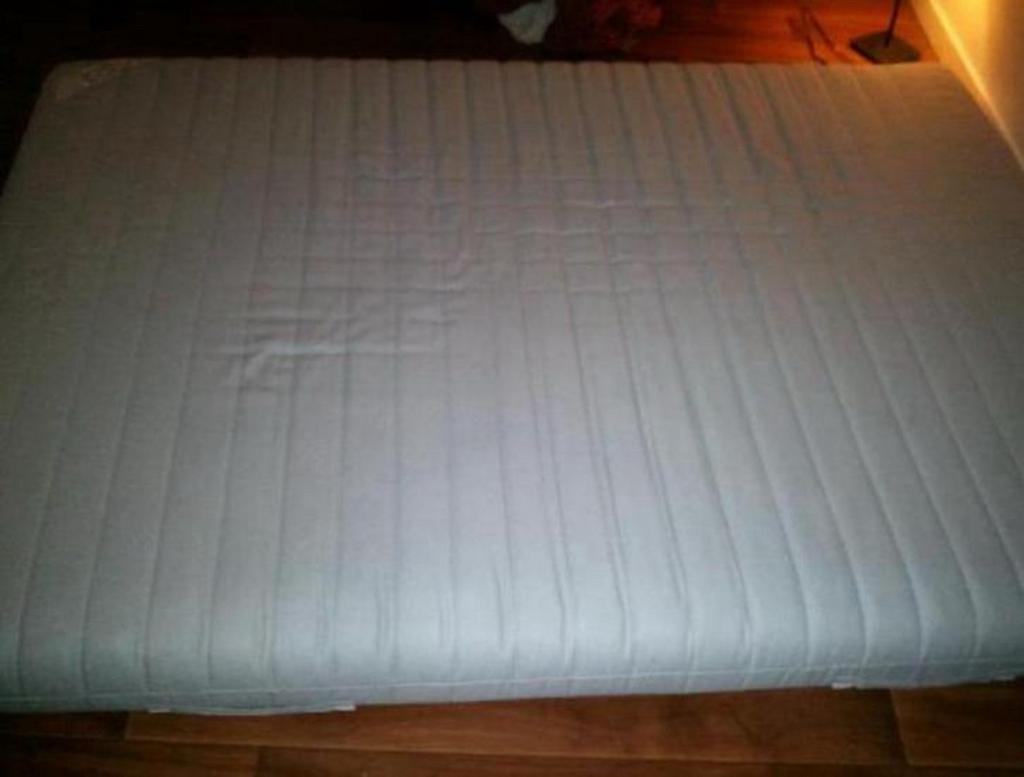 Ikea Sultan Malvik-matras met afneembare hoes 140/200 nieuw, Ophalen, Zo goed als nieuw, 140 cm, Matras